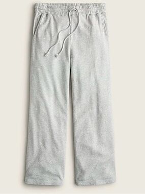 J.Crew Magic Rinse™ Wide Leg Pant in Heather Platinum | XL | GUC